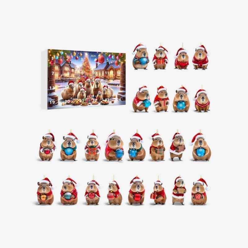 ChillPaws Kapuzineraffen Adventskalender Geschenkset - Perfekt für Tierliebhaber und Schokoladenfans