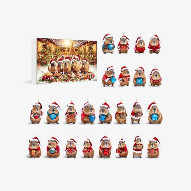 ChillPaws Kapuzineraffen Adventskalender Geschenkset - Perfekt für Tierliebhaber und Schokoladenfans