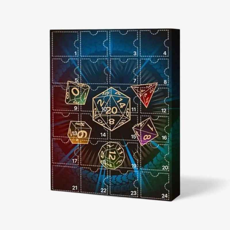 Schatzsuche – Dungeons and Dragons Adventskalender Weihnachtsgeschenk-Set für Abenteurer