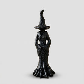 Hexen-Gartenstatue - Handgefertigte Wächterfigur aus Harz