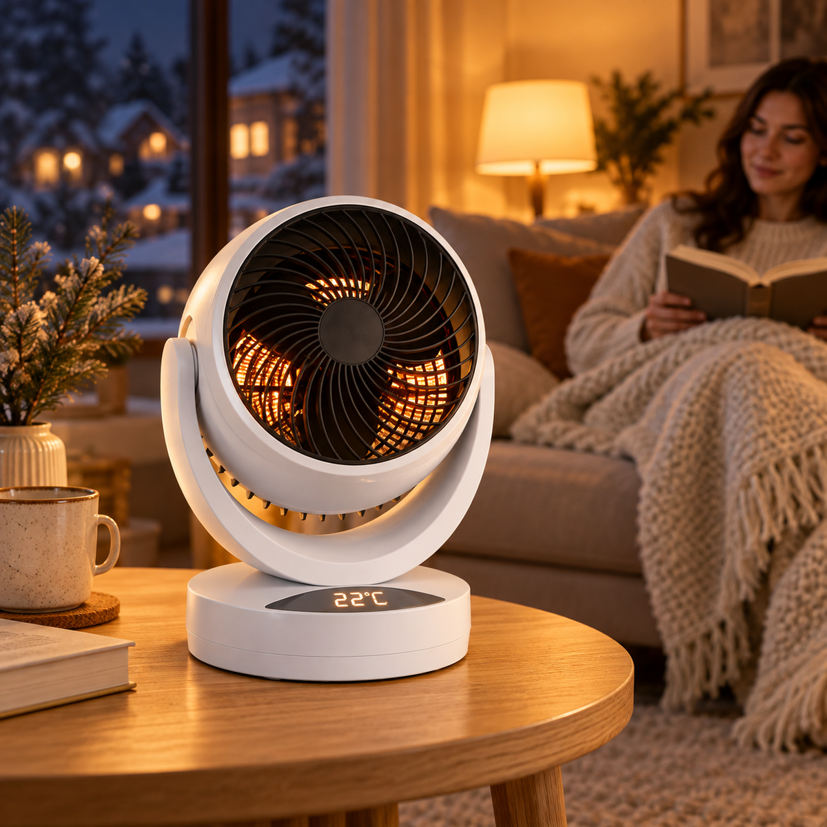 DualFlow 2-in-1 Heizlüfter und Ventilator 2000W