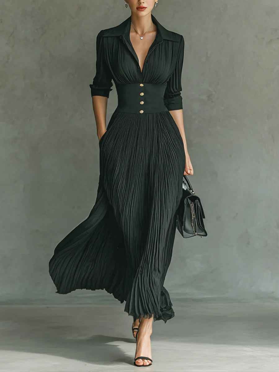 Chic, figurschmeichelndes Kleid mit taillierter Passform Damen