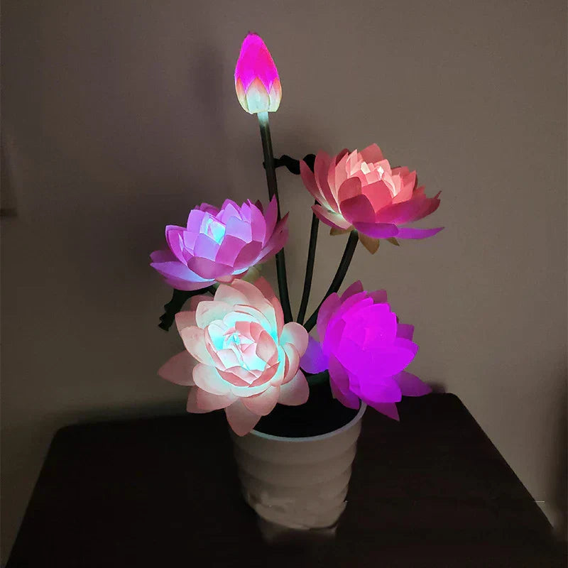 Lotusblumen Dekorationslampe für elegantes und umweltfreundliches Licht