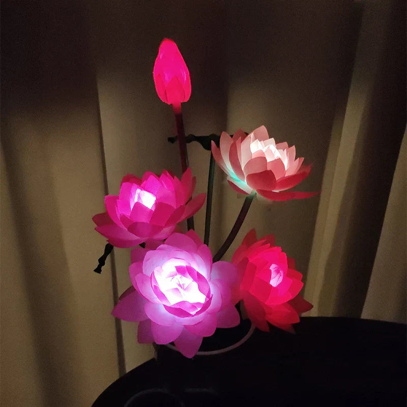 Lotusblumen Dekorationslampe für elegantes und umweltfreundliches Licht