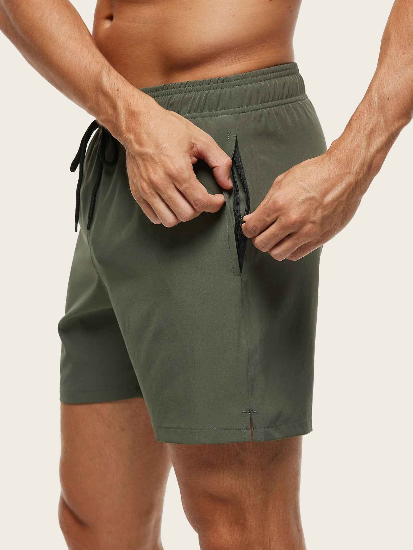 Herren Badehose schnelltrocknend, flexibel mit Reißverschlusstasche