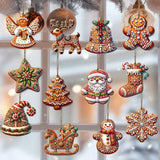 Exclusivo adorno navideño de madera hecho a mano para un ambiente navideño único  
