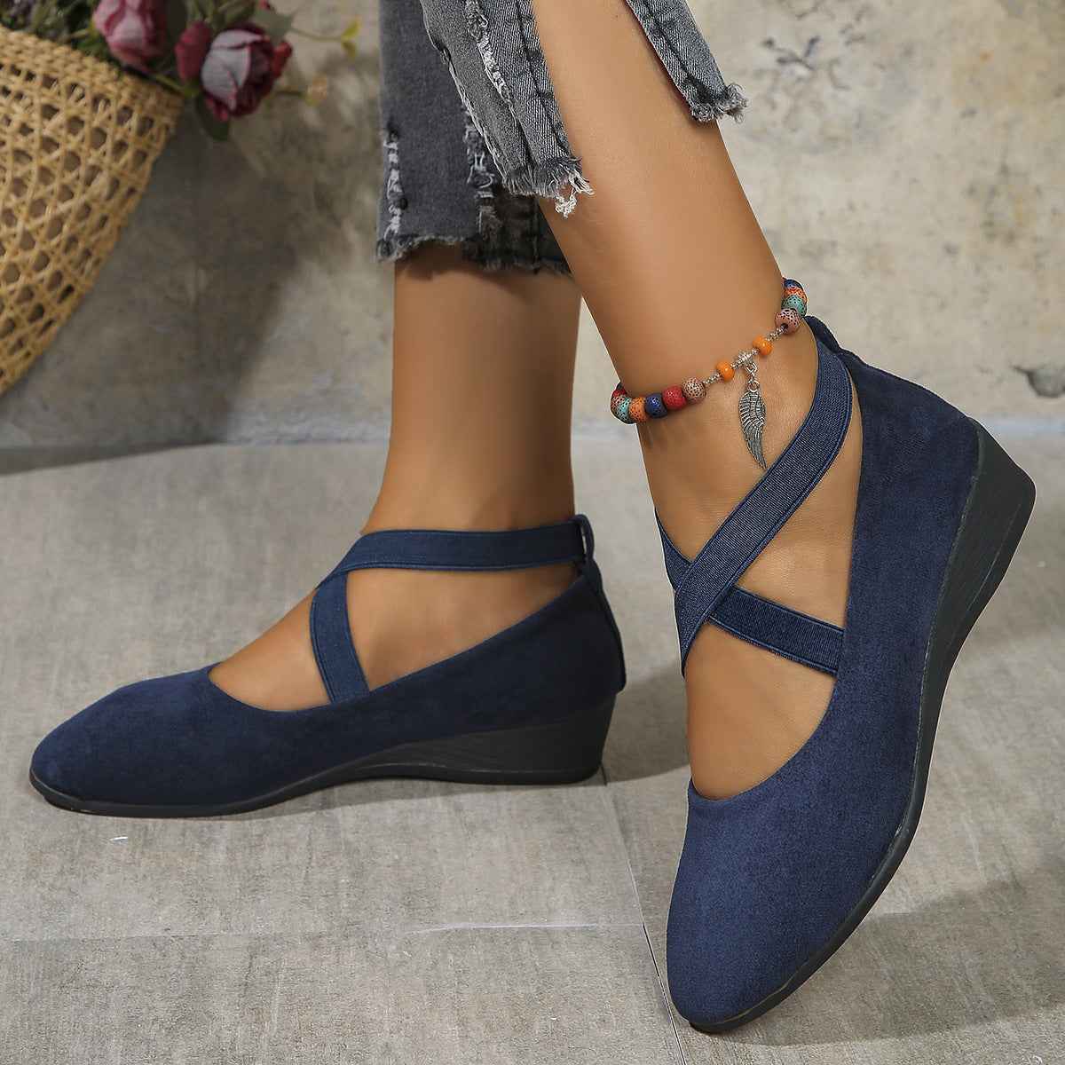 Ultrakomfortable leichte rutschfeste orthopädische Flachschuhe für ganztägige Unterstützung