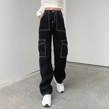 Vintage-Cargo-Jeans in Bernstein - Klassischer Stil und Retro-Eleganz
