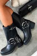 Damenturnschuhe in Schwarz mit Flachabsätzen für einen eleganten und bequemen Stil