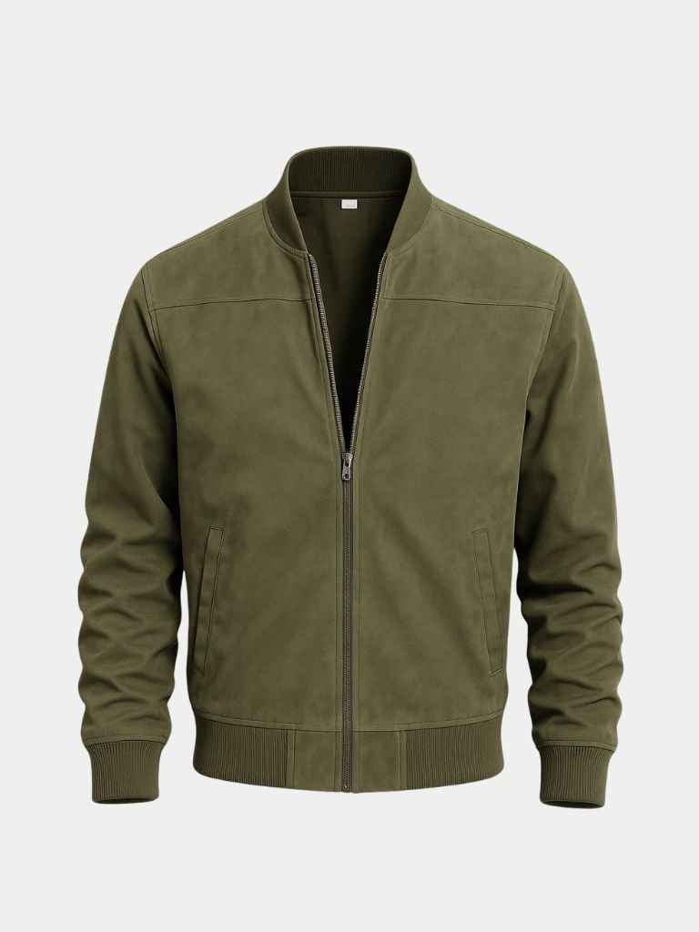 Darian™ Premium-Wildleder-Bomberjacke - Stil, Luxus und Prestige
