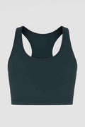 Top corto Spacedye da donna Good Day Navy per yoga e tempo libero