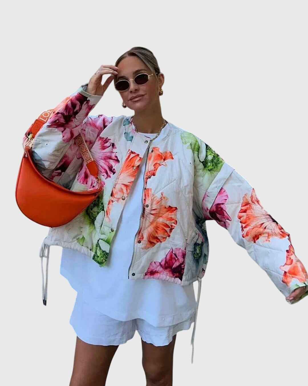 Cora | Elegante Blumenjacke für einen schicken, modernen Look