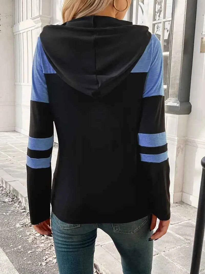 Elegant Casual Long Sleeve Hoodie