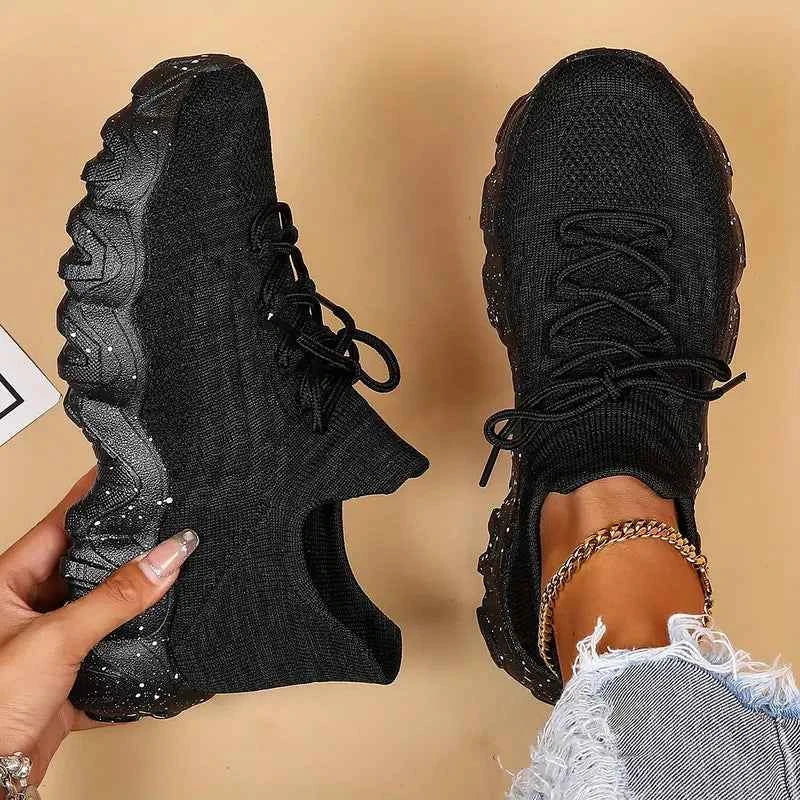 Luisa – atmungsaktive Chunky-Knit-Sneaker für ganztägigen Komfort