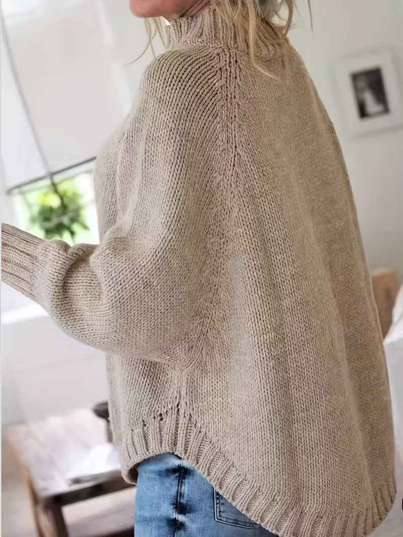 PAMELLA – Oversized-Kordelstrickpullover für einen bequemen und eleganten Stil