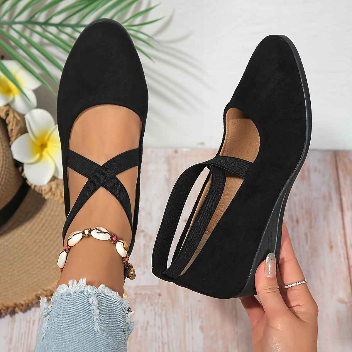 Ultrakomfortable leichte rutschfeste orthopädische Flachschuhe für ganztägige Unterstützung