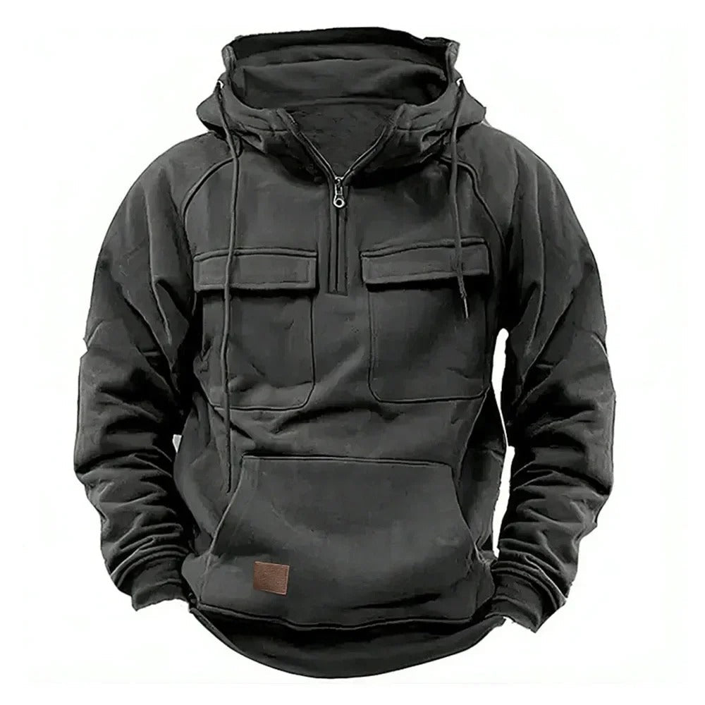 Taktischer Hoodie für Männer, Militär- und Urbanstil Kleidung