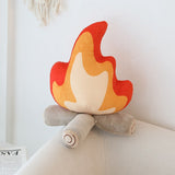 Luxus Feuer Design Plüsch Dekokissen für Komfort und Stil