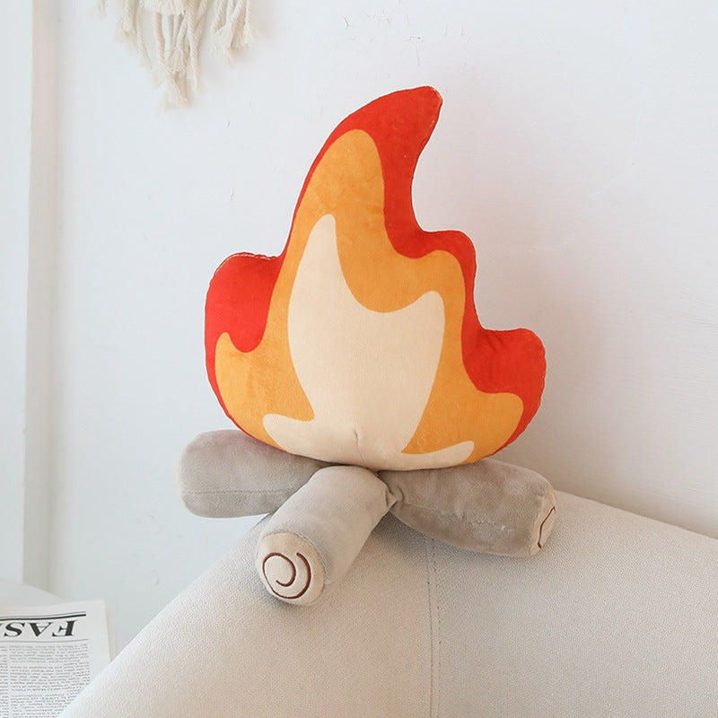 Mirox - Luxus Feuer Design Plüsch Dekokissen für Komfort und Stil