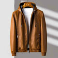 Giacca in pelle con cappuccio Aspen