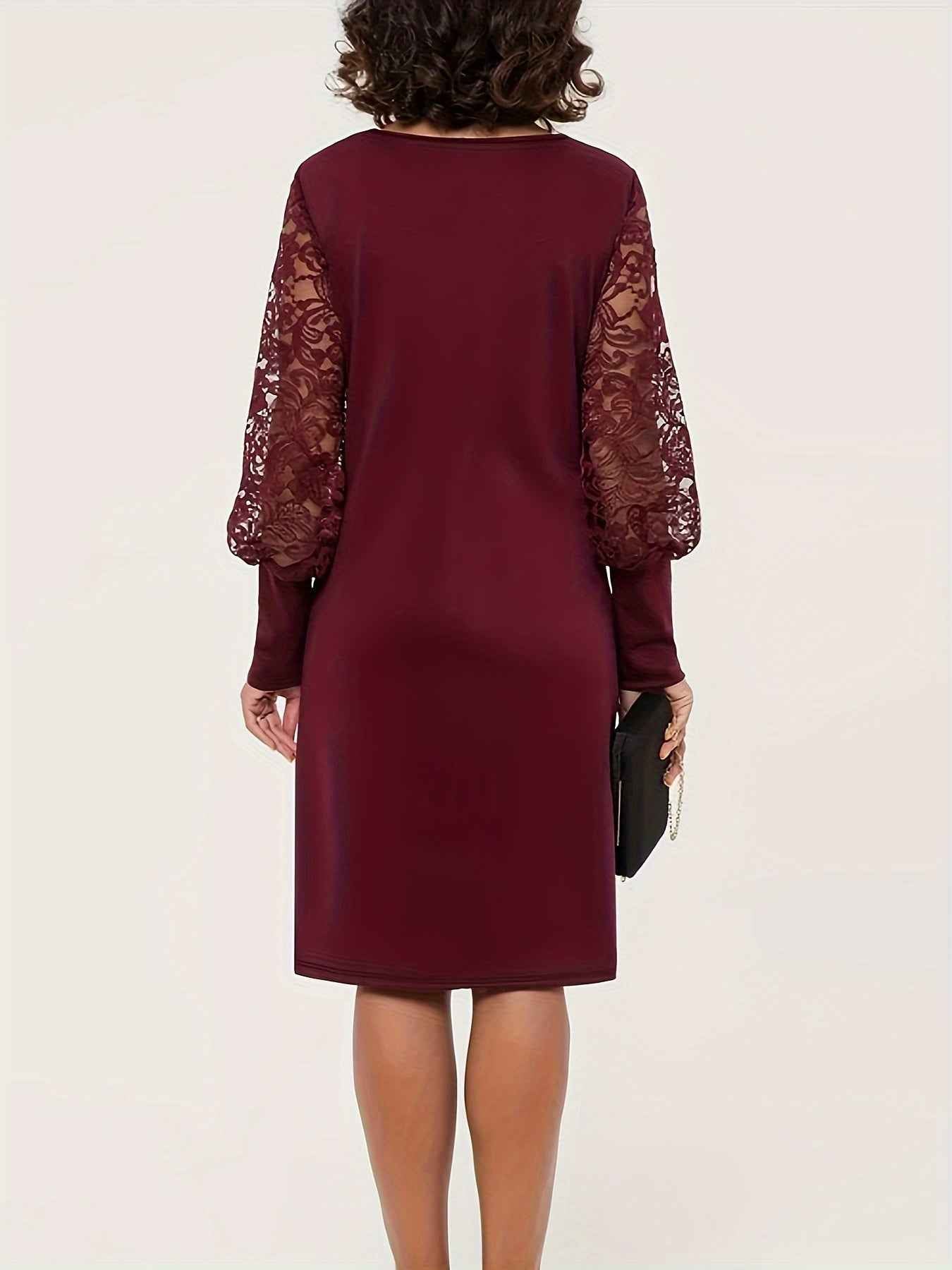Marielle – Elegant Lace Midi Dress