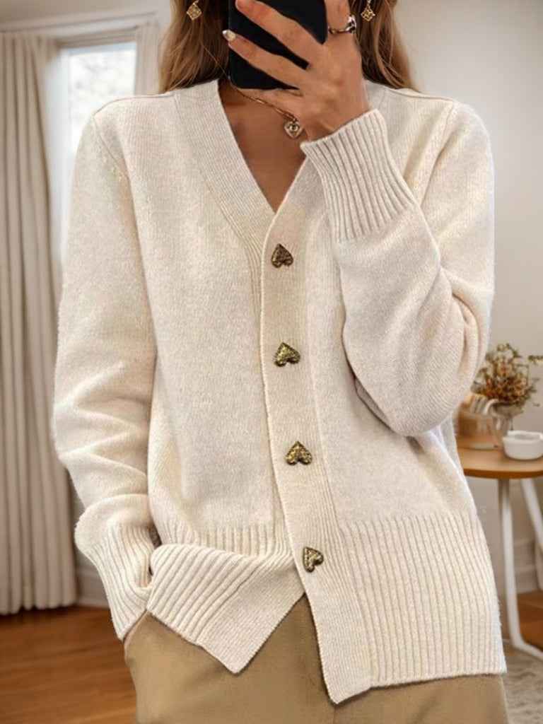 Elira | Zeitlose Cardigan-Strickjacke für Alltagseleganz