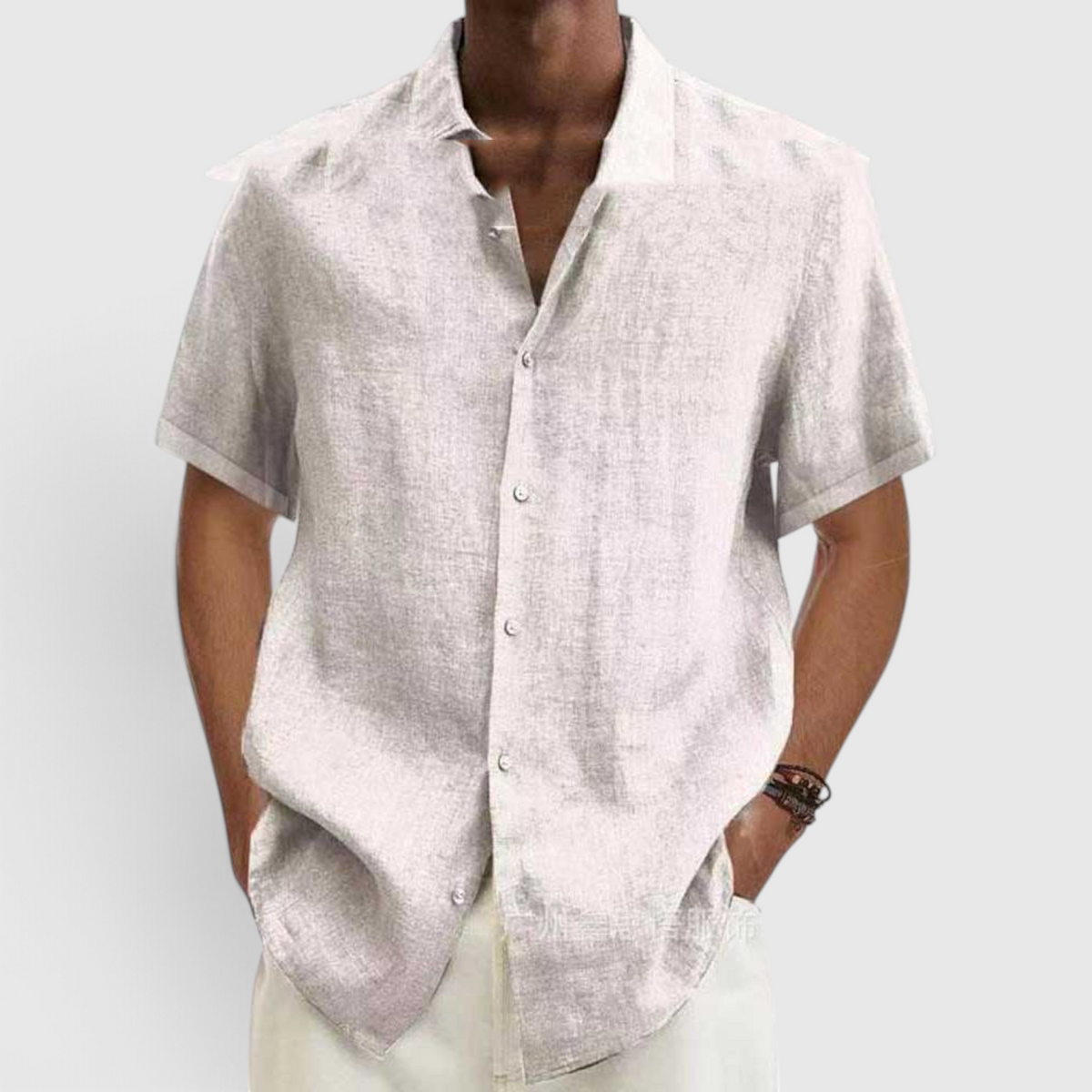 Herren Kurzarmhemd Casual - Alltags-Knopfhemd