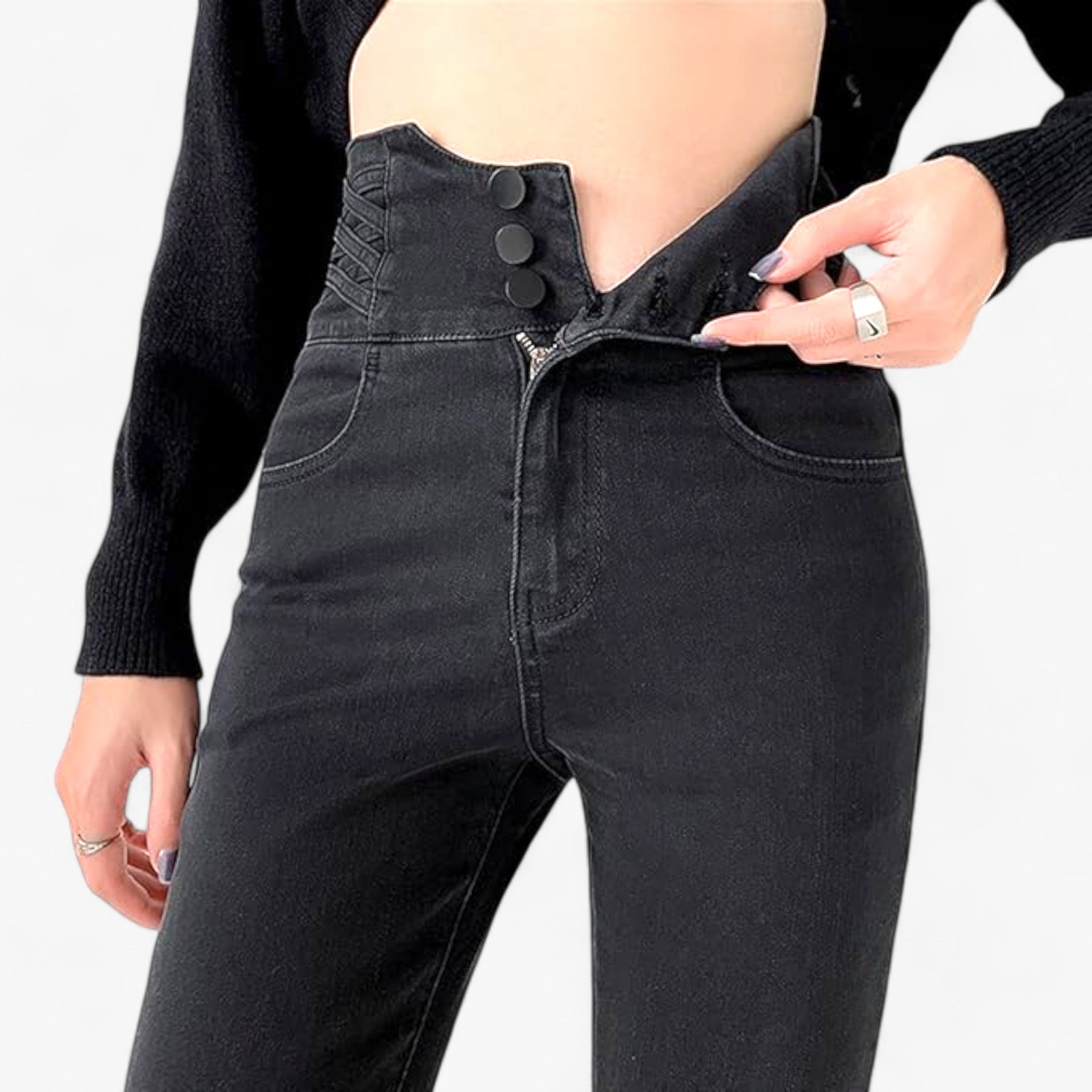 Skinny Pencil Jeans - Slim stretch for en flatterende pasform