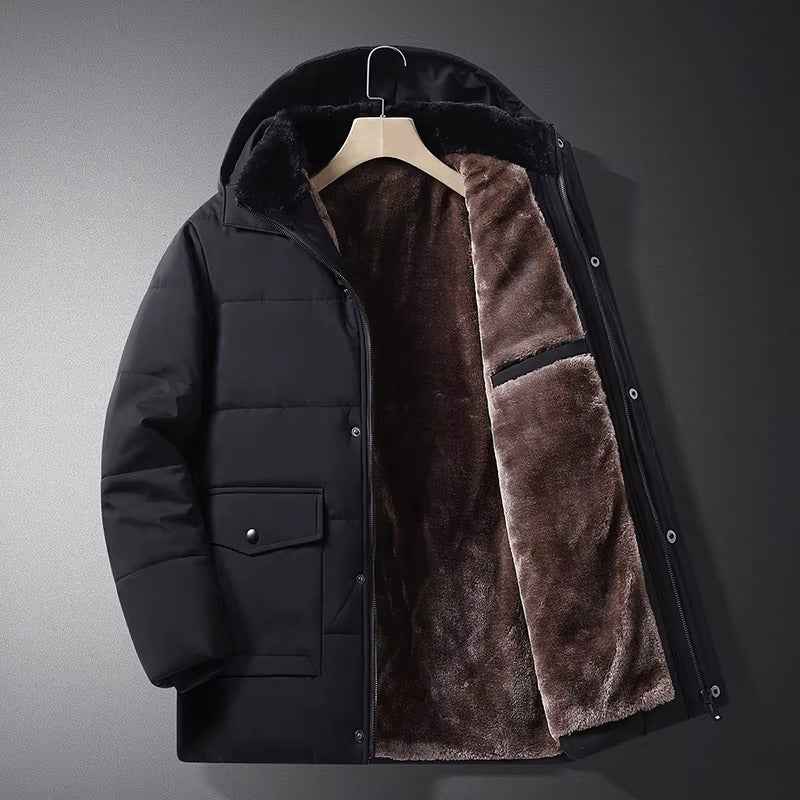 Hudson Daunenjacke mit Fellfutter für kuschelige Wärme und stilvollen Komfort