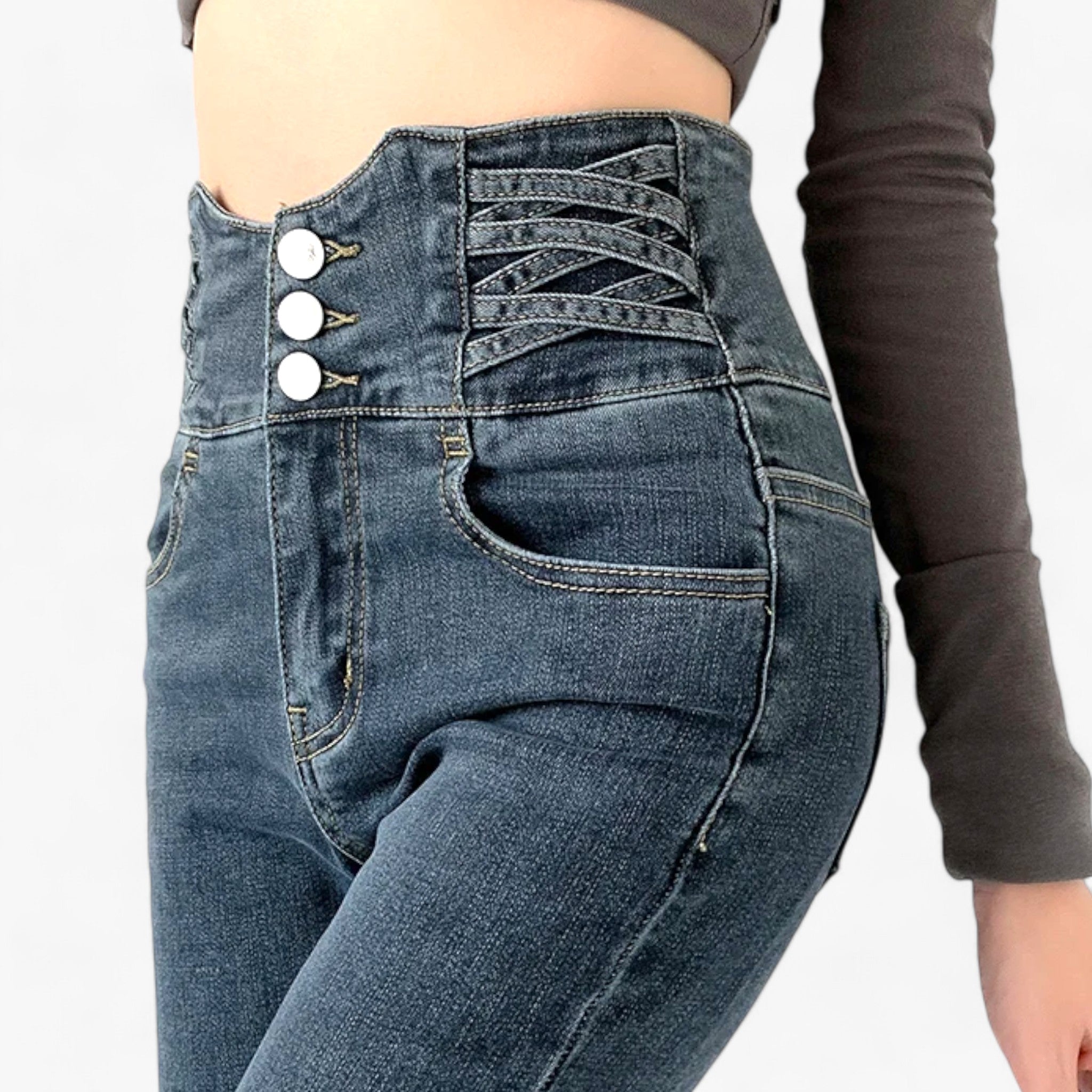 Skinny Pencil Jeans - Slim stretch for en flatterende pasform