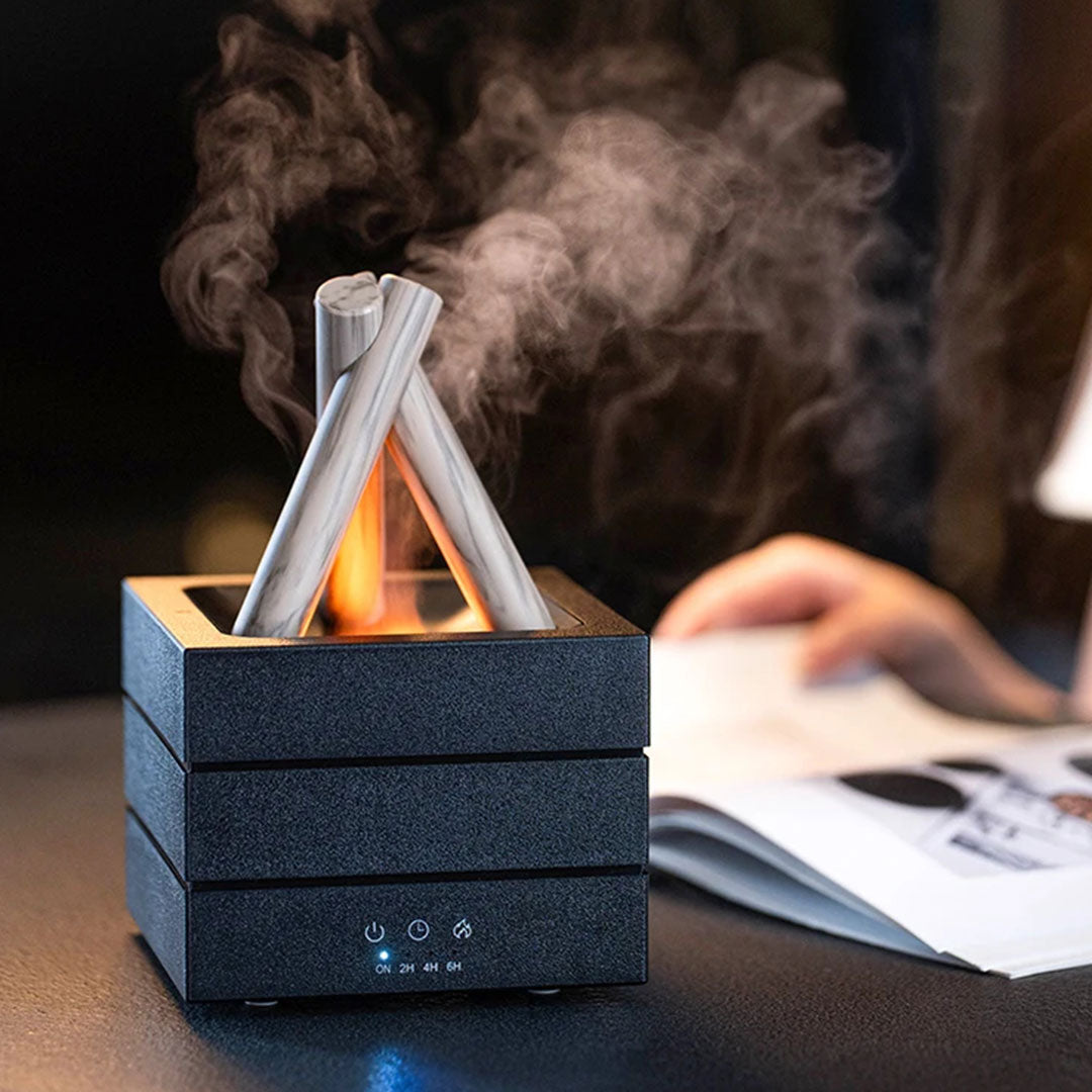 Lagerfeuer-Aromadiffusor - Flammeneffekt Duftdiffusor