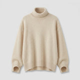 Damen Cashmere Pullover mit Rollkragen