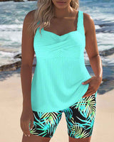 Set tankini colorato - costume da bagno a due pezzi vivace e appariscente