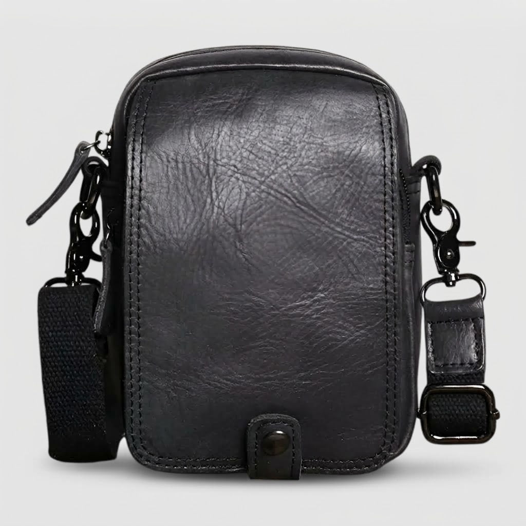 Leichte Retro Ochsenleder Pendlertasche