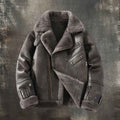 Gemütliche, trendige Lederjacke für einen mühelosen Look