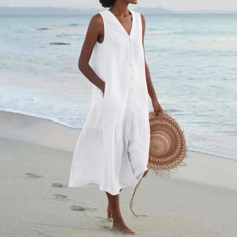 Léna Elegantes Sommerkleid für einen saisonalen Look