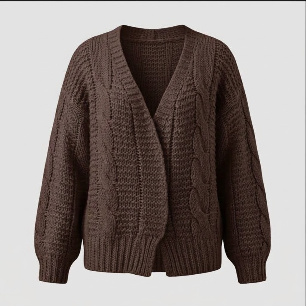 Chunky Knit Cardigan for a Casual, Comfortable Style for Women