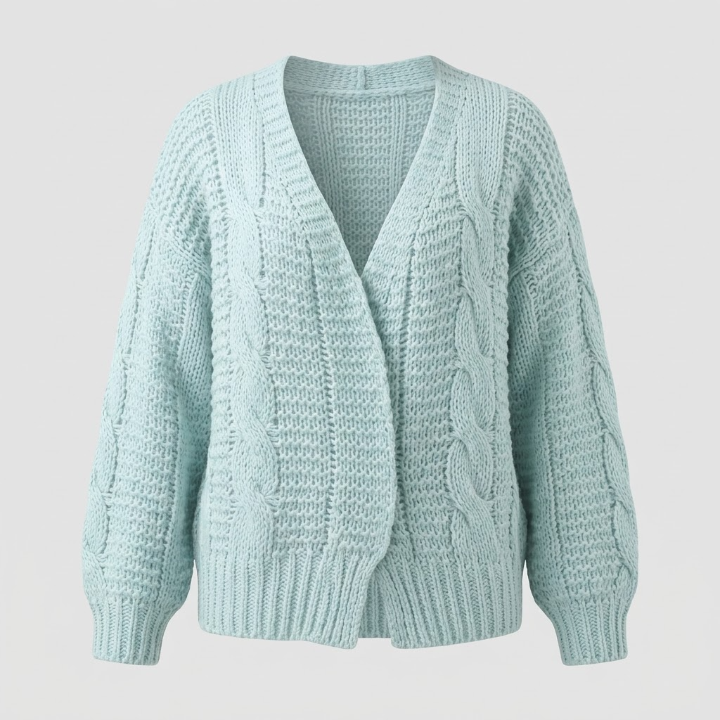 Chunky Knit Cardigan for a Casual, Comfortable Style for Women
