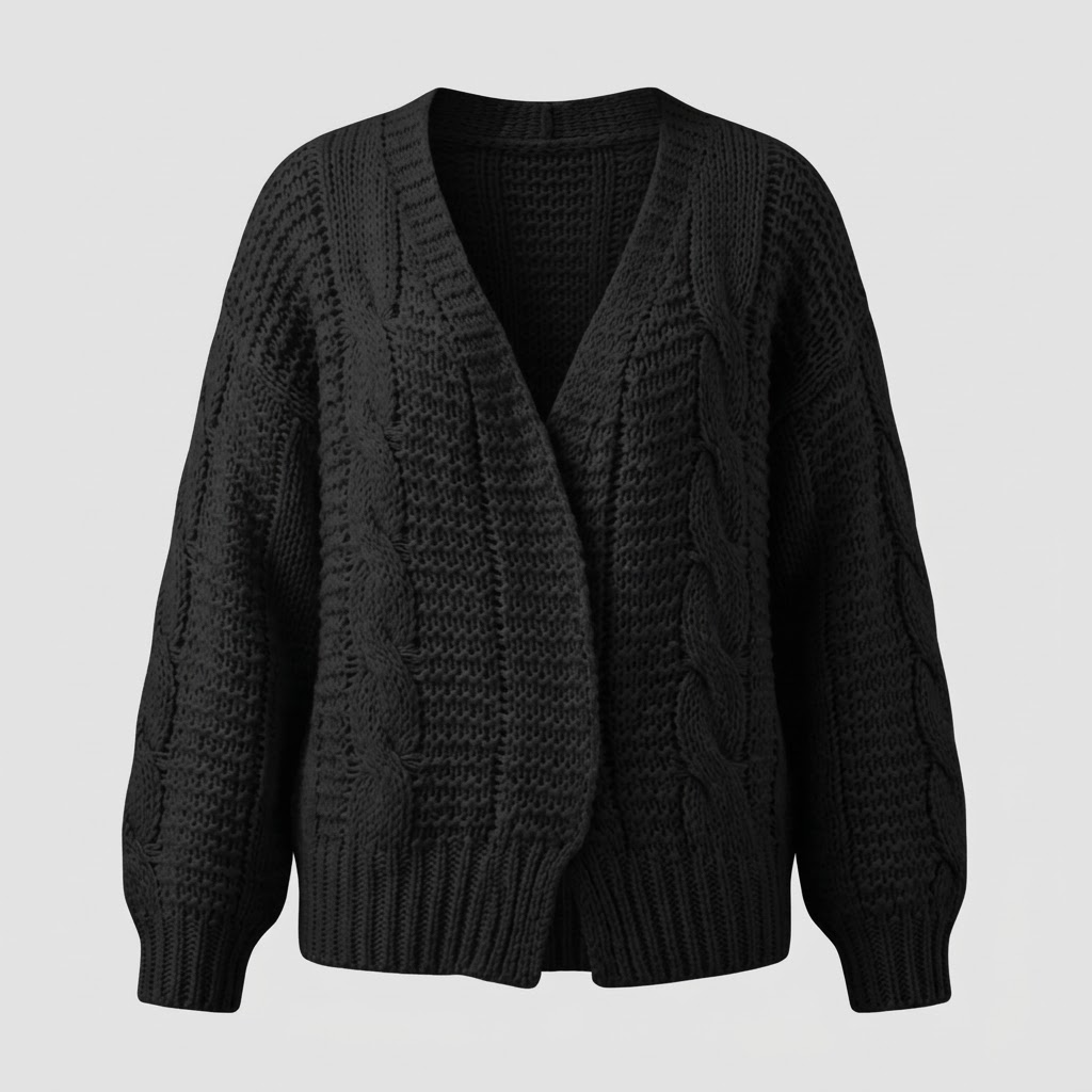 Chunky Knit Cardigan for a Casual, Comfortable Style for Women