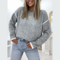 Behagelig Clarisse blød striktrøje med trendy oversized snit