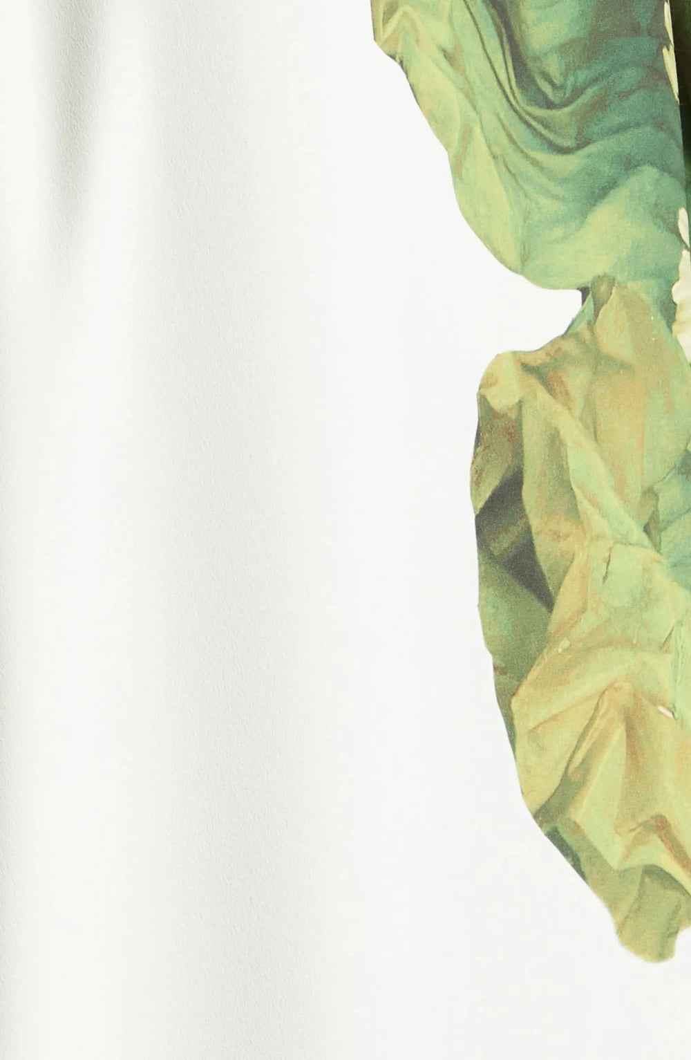 Maxi-Etuikleid mit Einem Schulter Design und Elegant Blumendruck