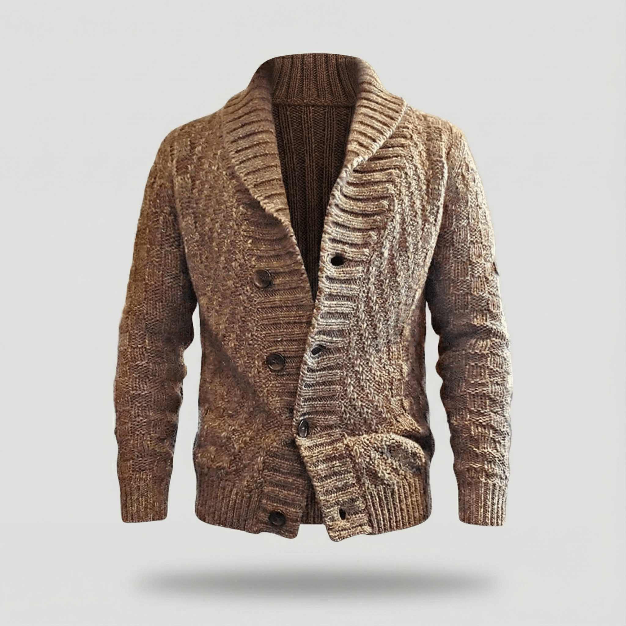 Vintage-Revers-Strickcardigan - zeitloser Stil und gemütlicher Tragekomfort