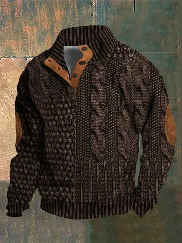 Herren Strickpullover mit stilvollem Muster für maximalen Komfort