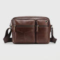 Herren Edle Premium Leder Alltagstasche