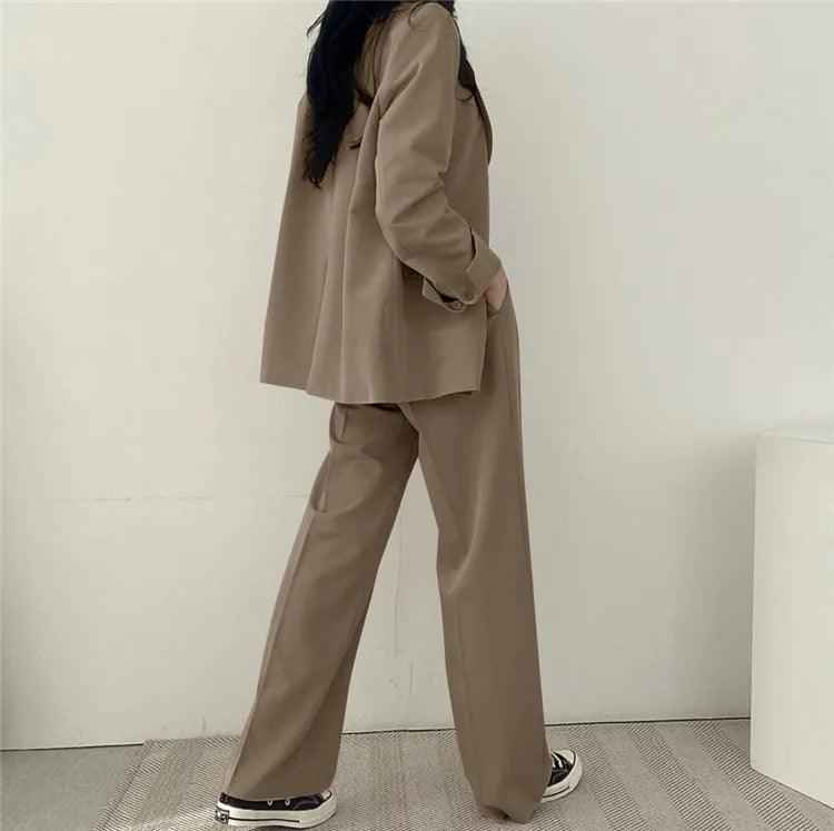 Hailey – Elegantes Damen-Damenkostüm mit langem Blazer