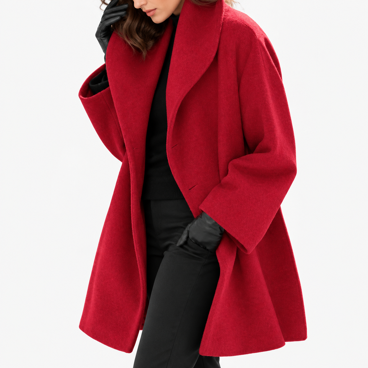 Women's elegant gabardine for winter