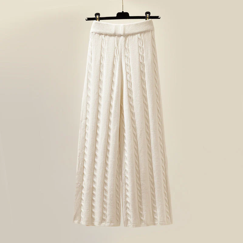 Damen-Winterpjyama-Set, Bequemer und Gemütlicher Dreiteiler
