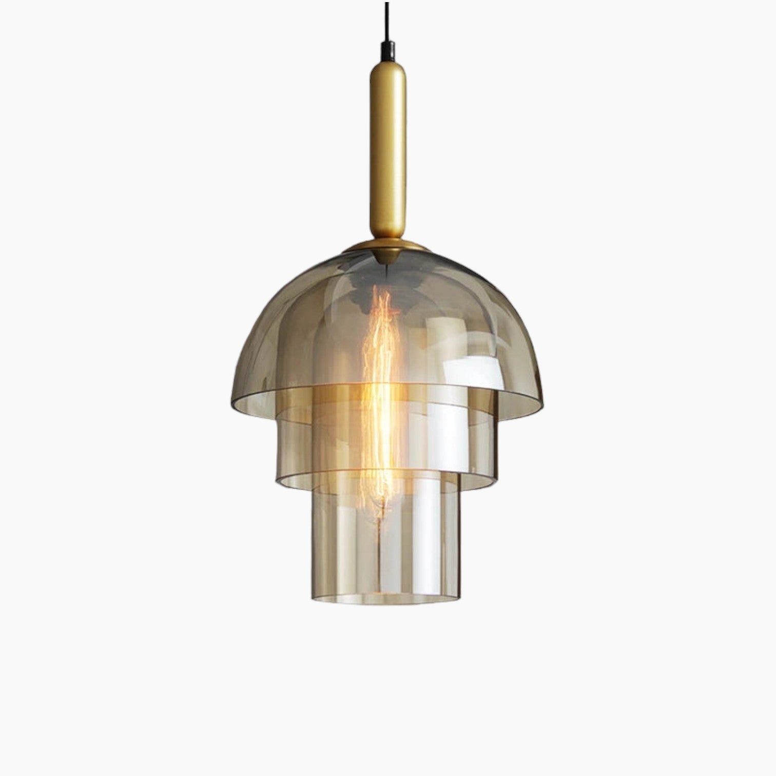 Doma - Moderne Pendelleuchte im Dome-Design mit Zeitgenössischer Beleuchtung und Verstellbarem Kabel