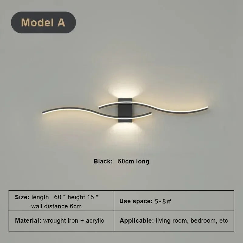 ModerneAura LED-Wandleuchte für stilvolle Beleuchtung