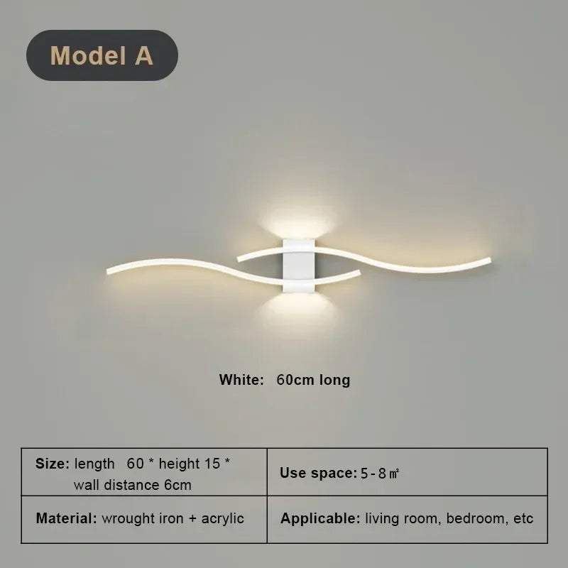 ModerneAura LED-Wandleuchte für stilvolle Beleuchtung